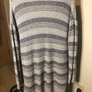 Lane Bryant Blue Grey Silver Cardigan